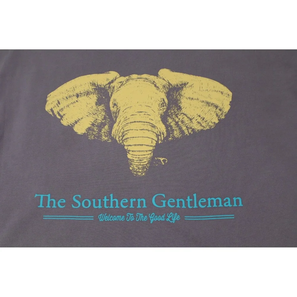 The Southern Gentleman‎ Purple Long Sleeved Pocket Tee - Size L